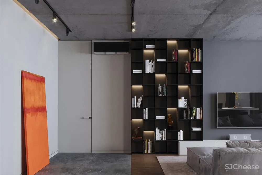 莫斯科117m²年轻女孩的现代风公寓 Geometrium