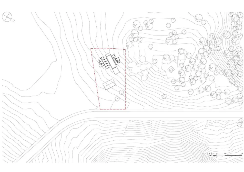 西班牙海滨，打造纯白的T 台别墅 / NOMO STUDIO