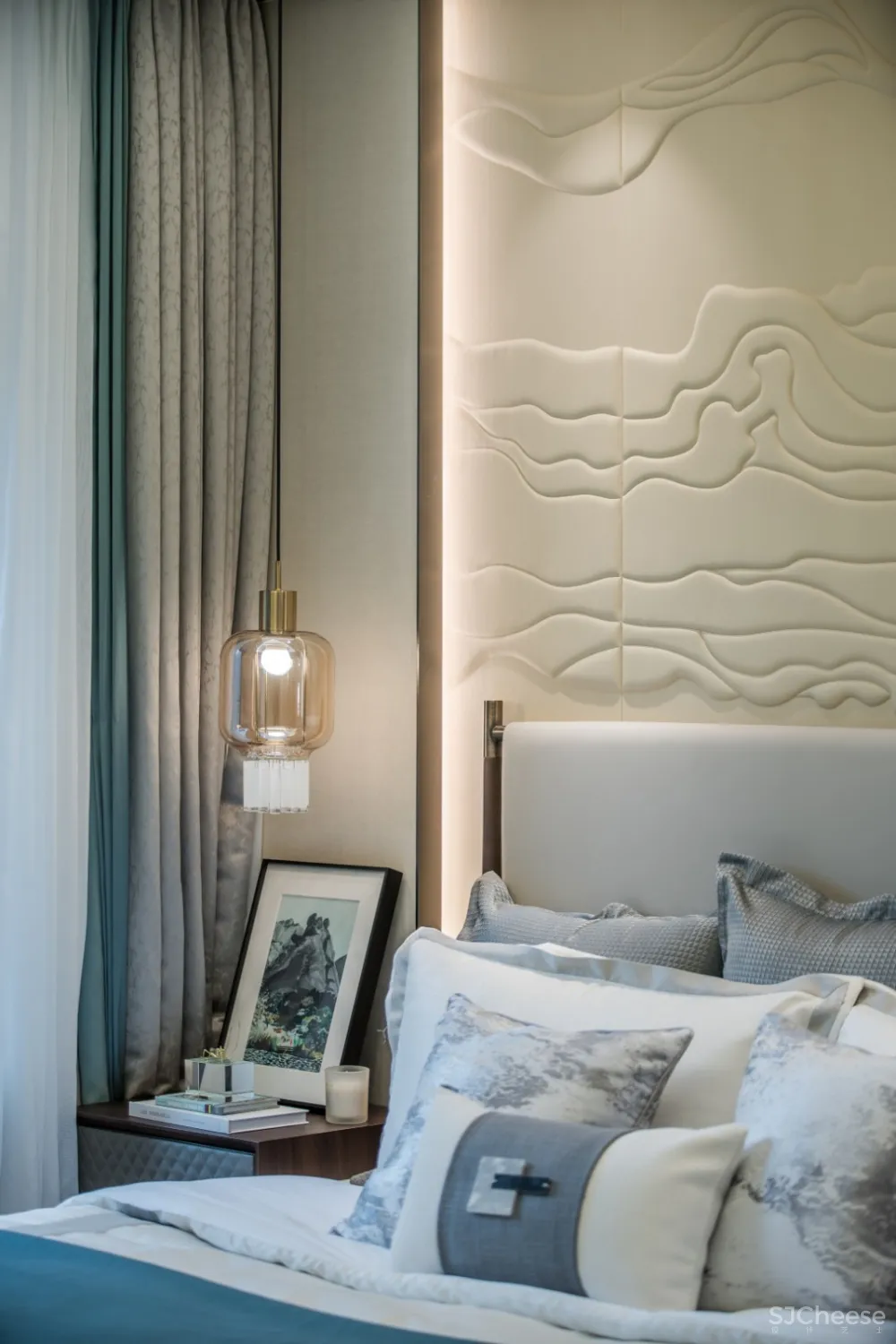 【SEPD圣易文设计】 诗意现实主义三套样板间设计落地方案