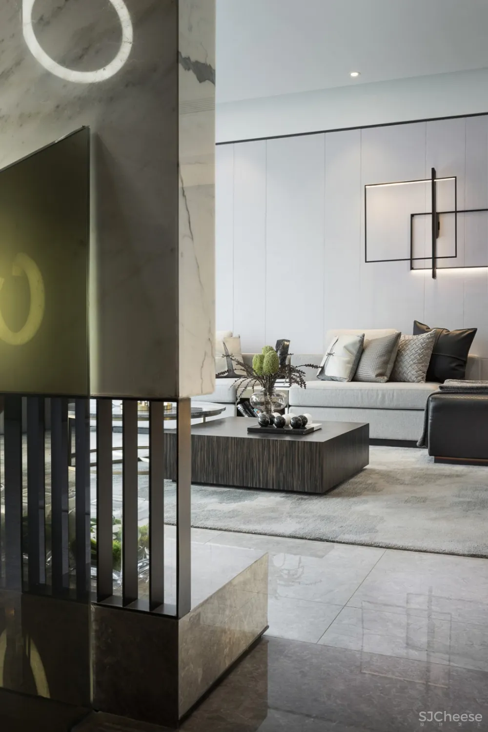 254㎡高级灰顶级样板间设计丨演绎绅士生活格调