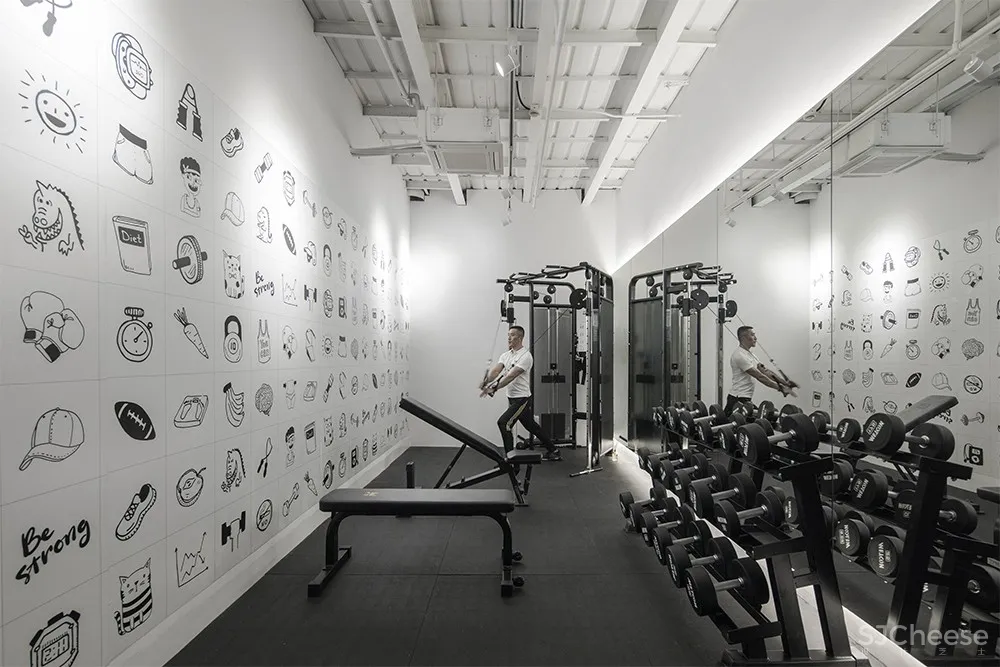 Powerfit Studio 跑瓦健身 墨照建筑设计事务所