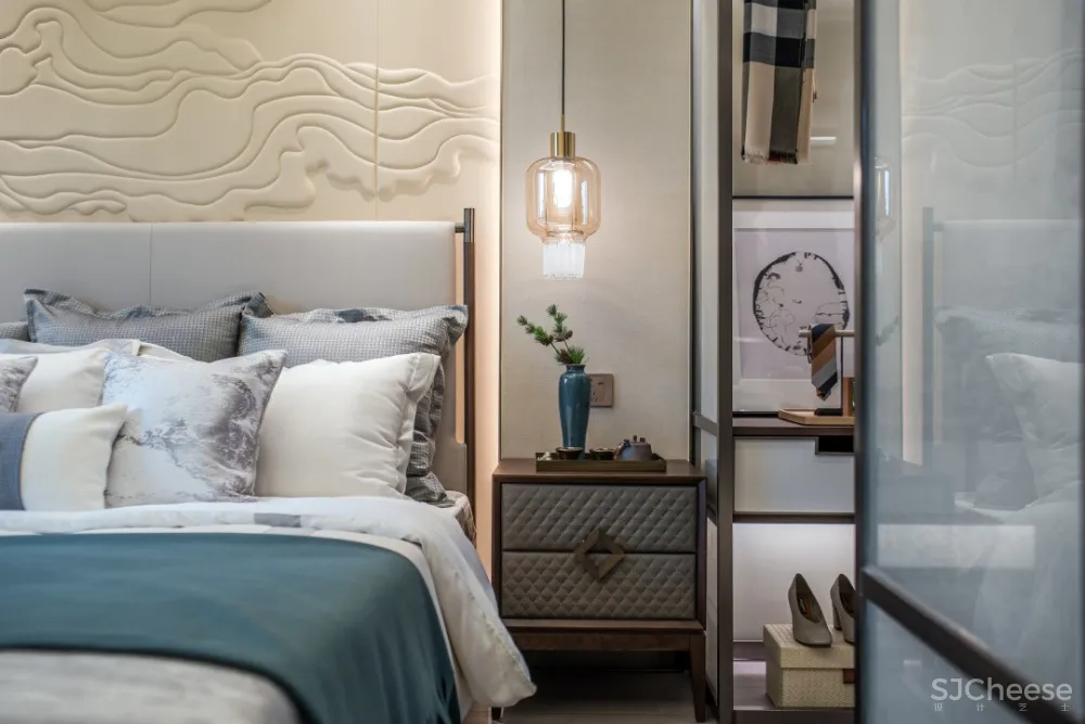 【SEPD圣易文设计】 诗意现实主义三套样板间设计落地方案