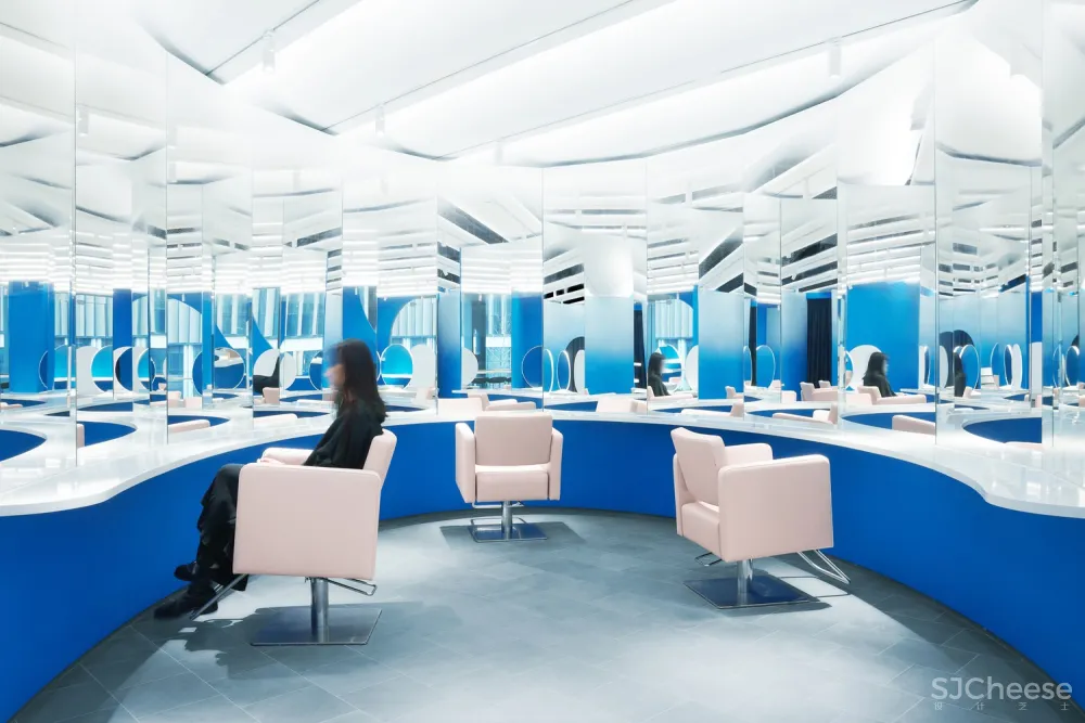 最新 | 123 architects:北京 蓝色迷雾美发沙龙