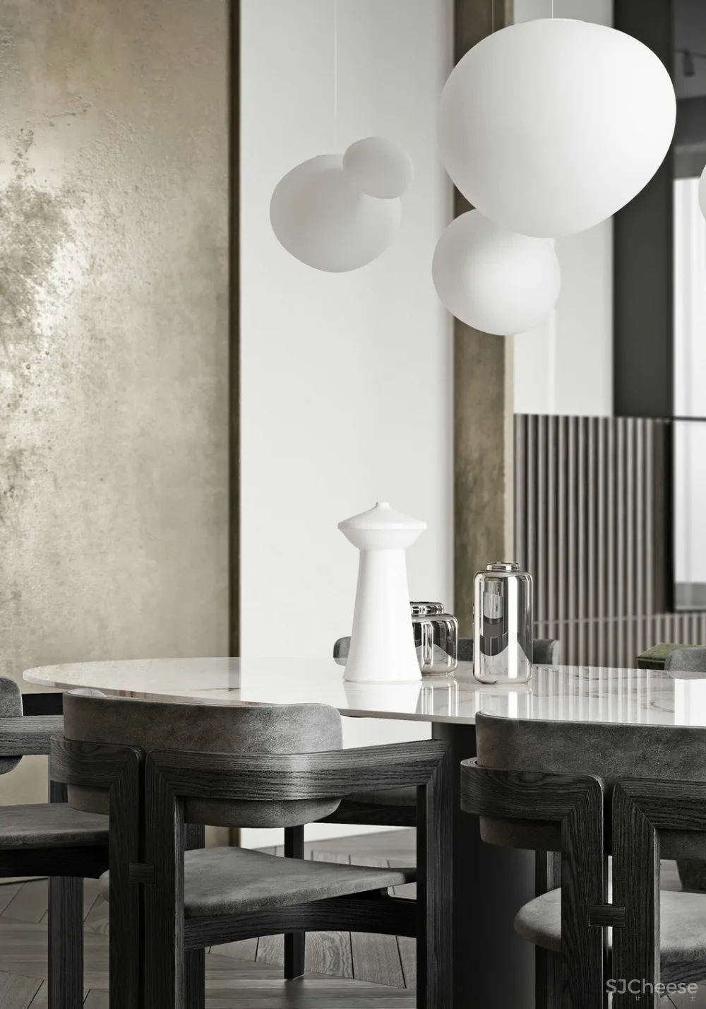 TOL'KO interiors 新作 | 高级灰+大理石