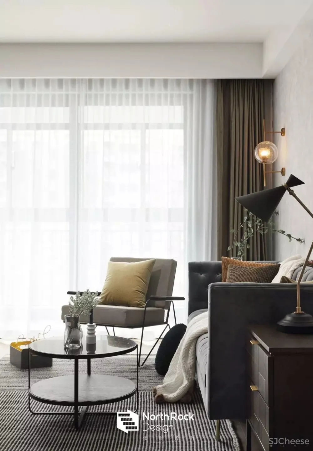 106m²南京·中建国熙台精装改造 北岩设计