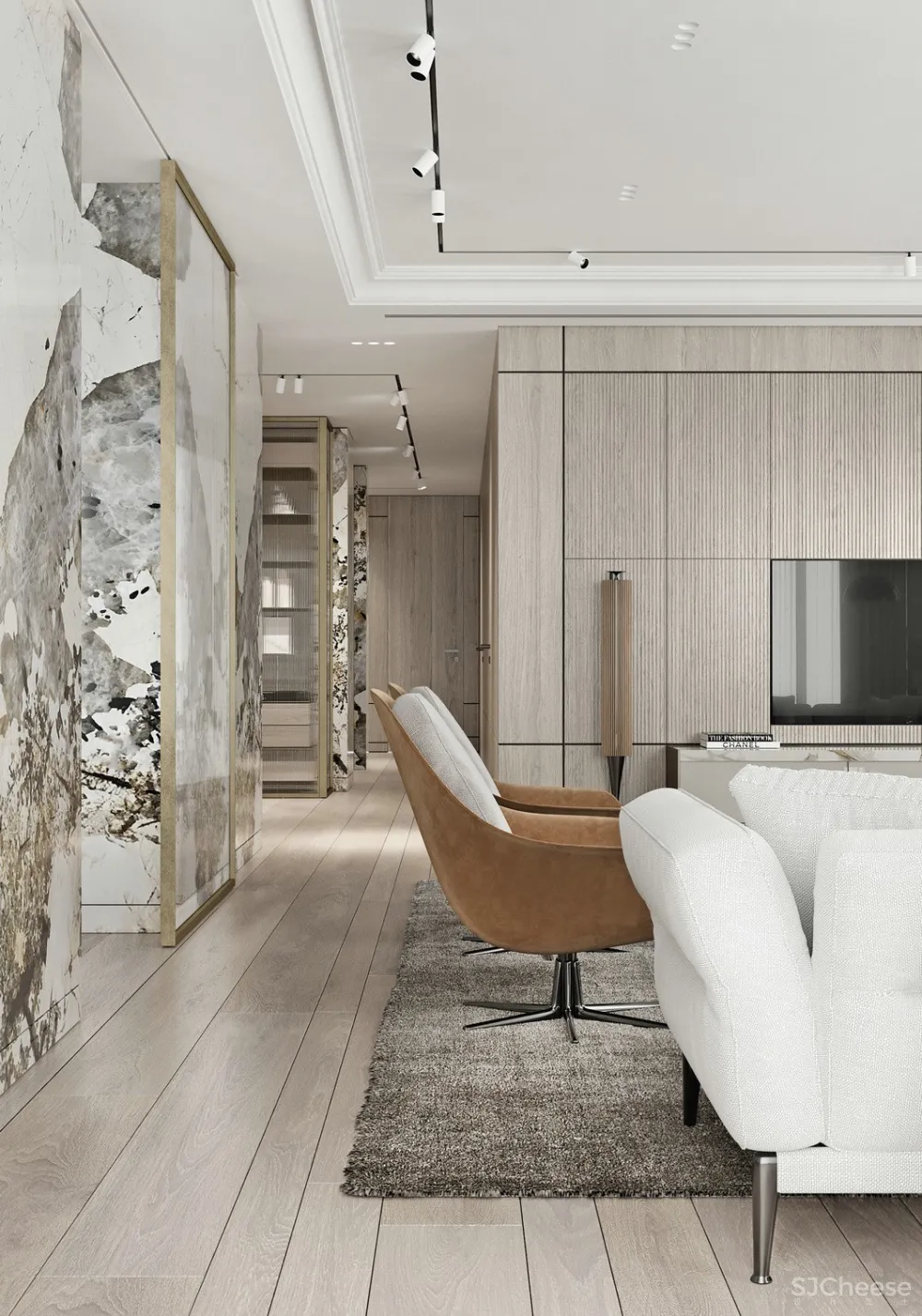 TOL'KO interiors 新作 | 高级灰+大理石