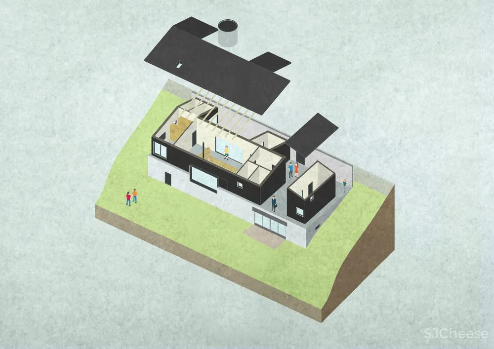 墙后住宅，捷克 / Mjölk architects