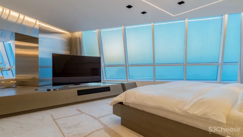 迪拜 3500m² 顶层复式,售价 2.5 亿丨竟是这种简约范儿