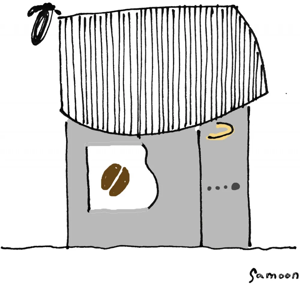 弧度满满的“羊肚子”,上海Blacksheep Espresso咖啡馆 Mur Mur Lab