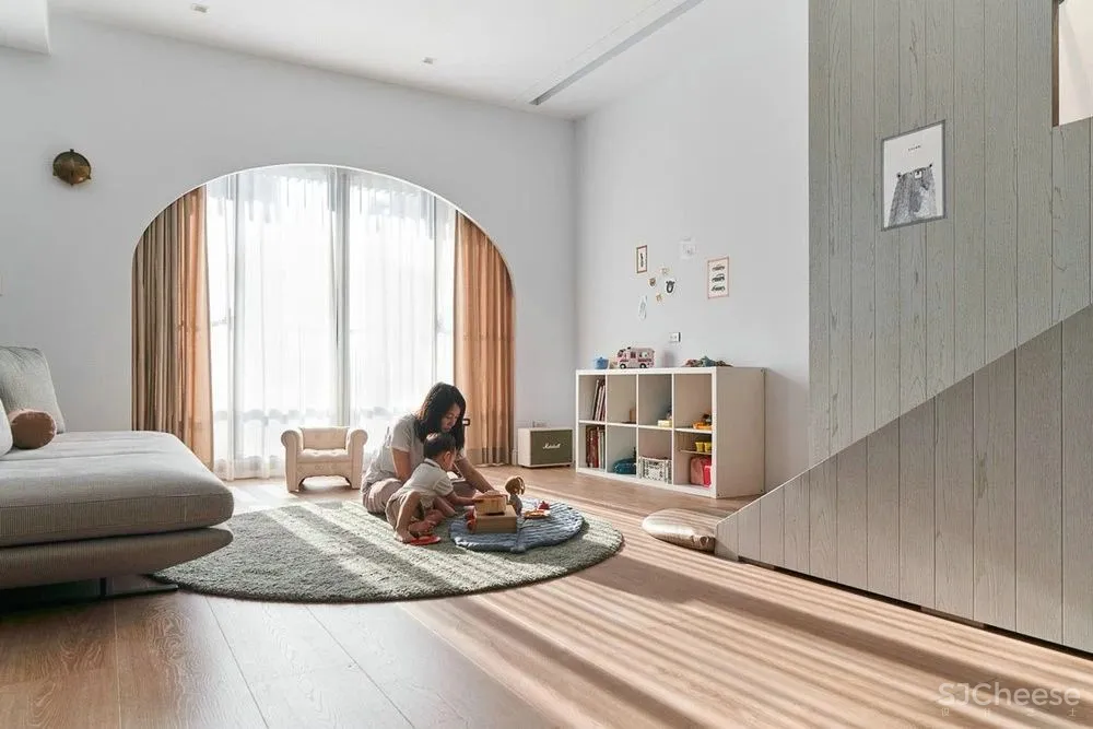 三口之家 | 亲子宅设计,亮点吸引眼球
