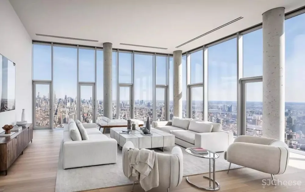 售价2亿的顶层公寓丨装修的不像精装房