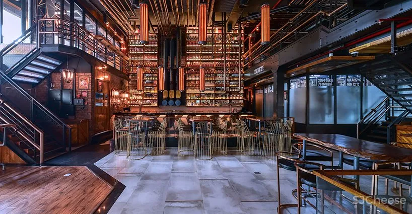 灵感来自炼油厂，refinery 091音乐酒吧 Nexus Design