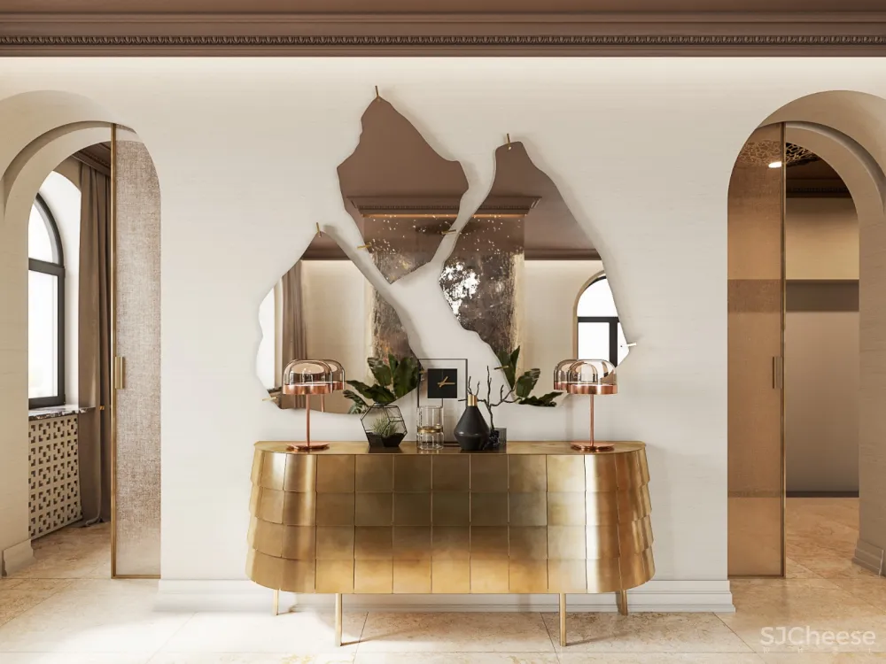 华丽优雅！被金色包裹的spa养生馆 Alena Bulataya