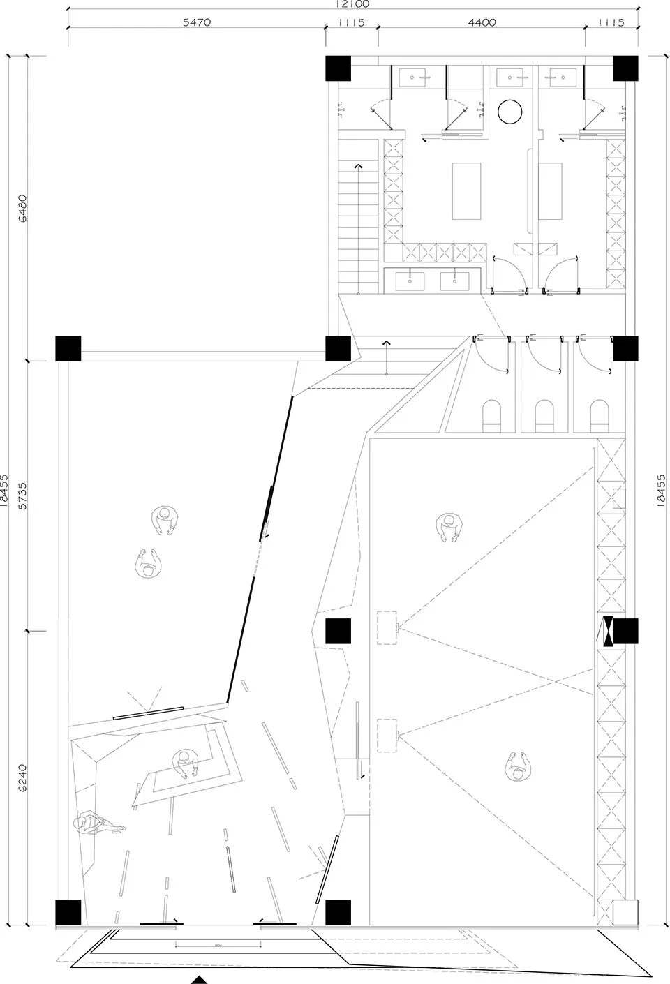 在对抗之间释放自我,深圳Fitsion健身体验中心 深度进化设计事务所