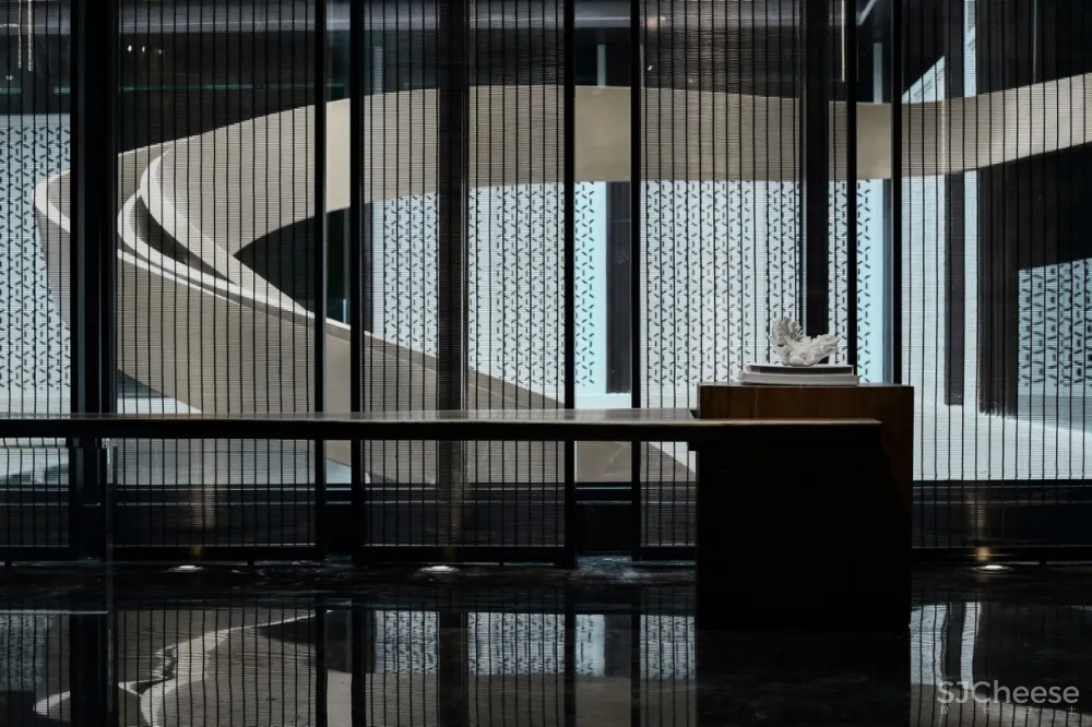 造价6500/㎡顶级售楼中心设计丨呈现出空间美感契合的精美质感