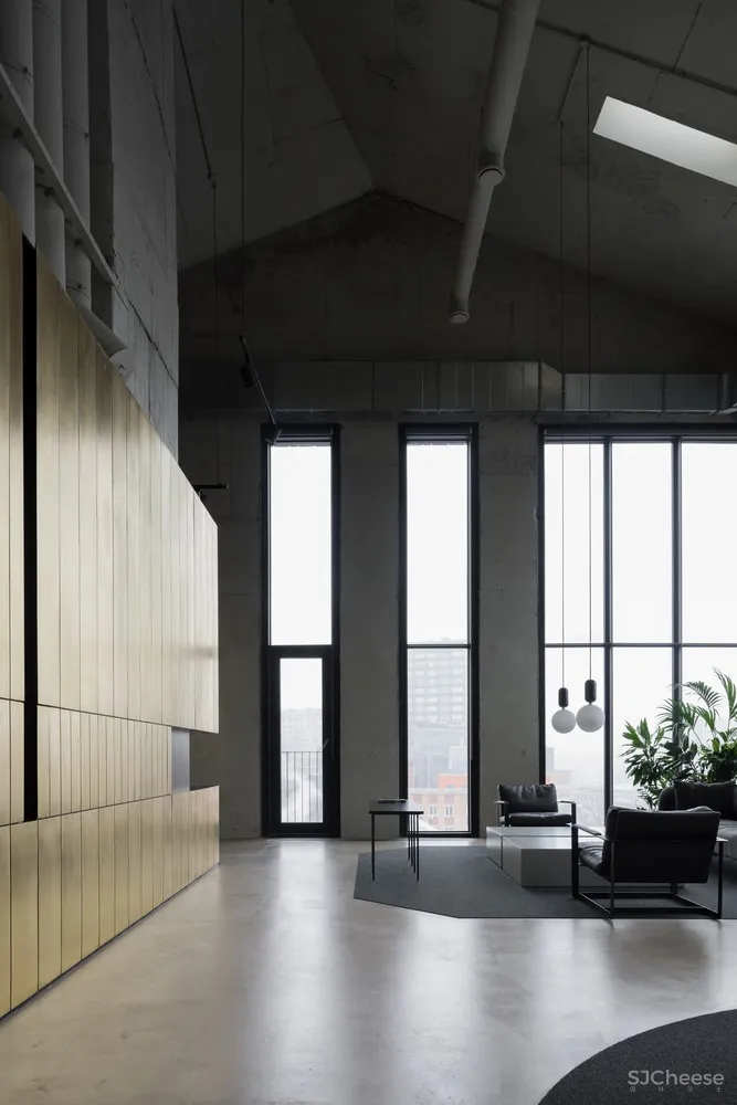 首发 | Alexander Volkov Architects:极简现代高级感莫斯科顶层办公室