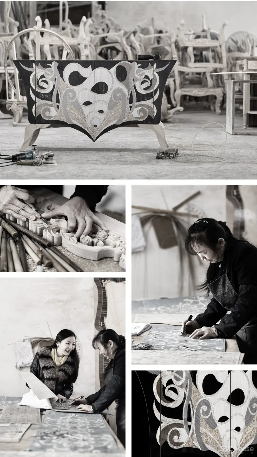 魅无界设计丨颐和山庄别墅:在3000㎡独栋别墅中,聆享优雅法式生活意境