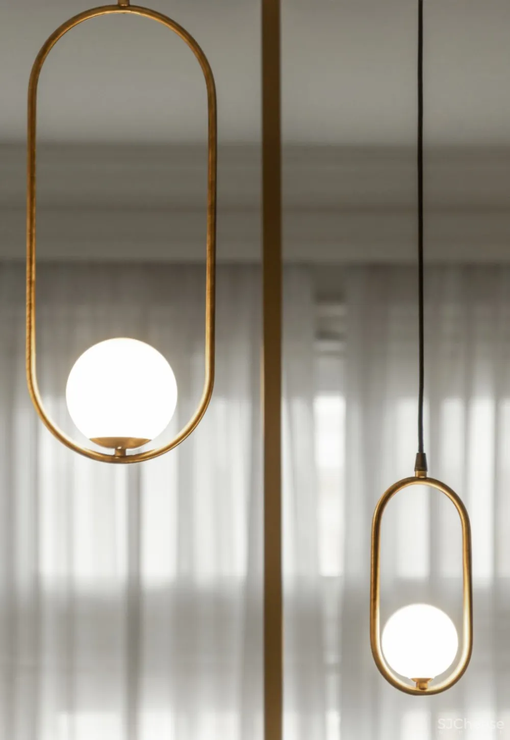 黑框隔断+水磨石丨新古典也可以这么玩