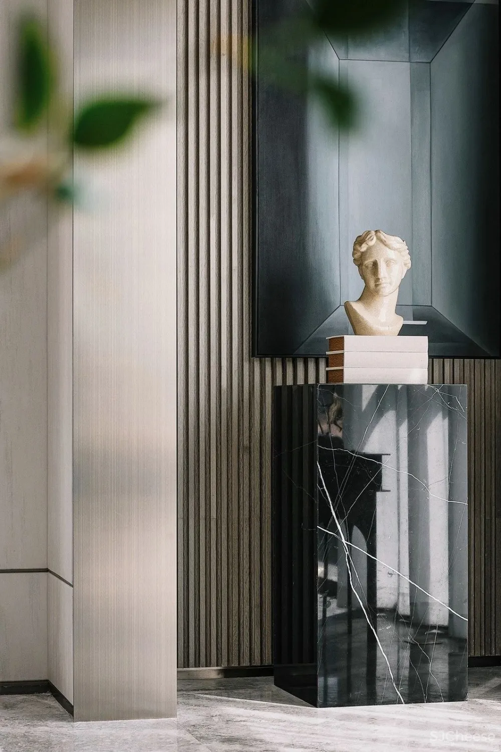 501㎡高雅简奢别墅样板间丨整个空间都弥漫着一种对艺术充满热爱