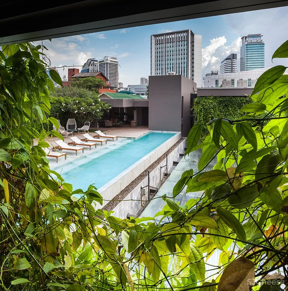 Ad Lib酒店庭院，曼谷 / T.R.O.P: terrains+open space