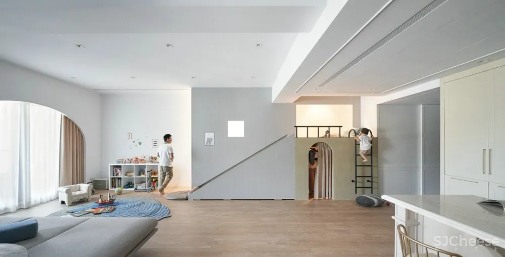 三口之家 | 亲子宅设计,亮点吸引眼球