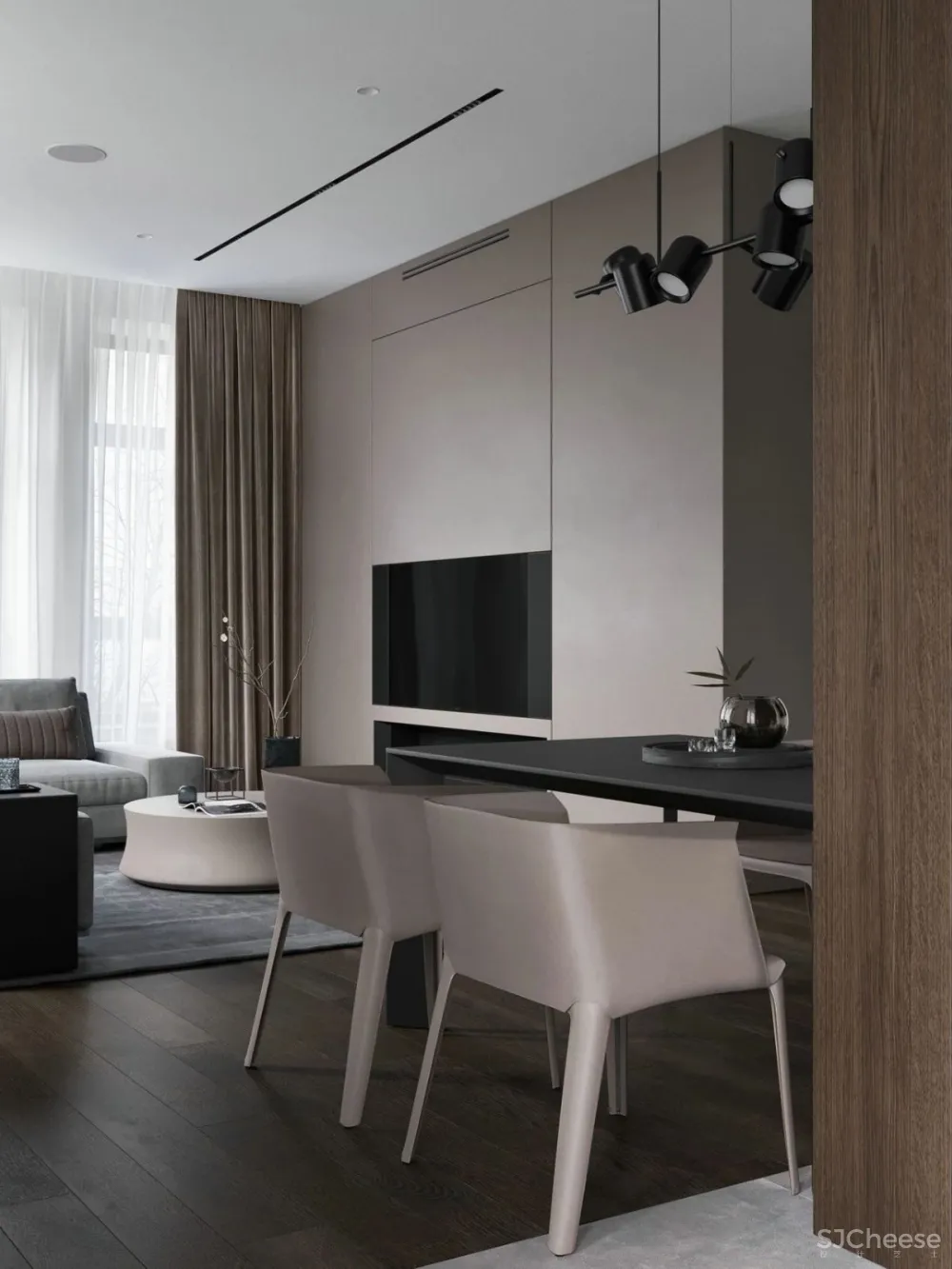 高级灰+木质丨舒适自然,真心喜欢