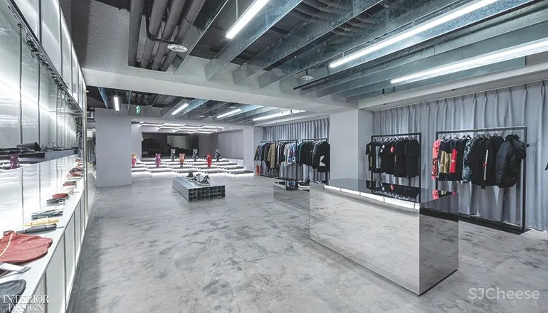 Spacemen为在线零售商打造前卫的上海店