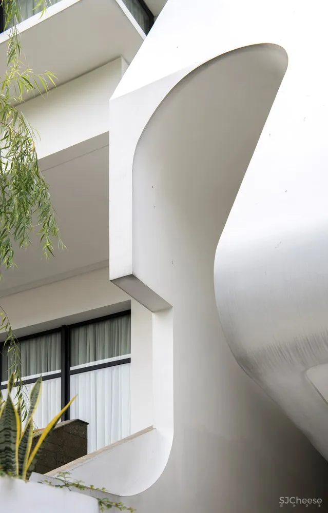 哈里曼住宅，内置庭院的纯白住宅／W Office