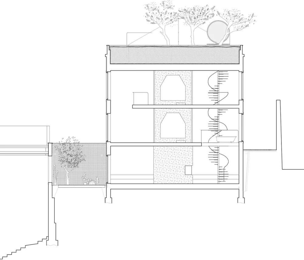 山上住宅,里斯本 / Leopold Banchini Architects