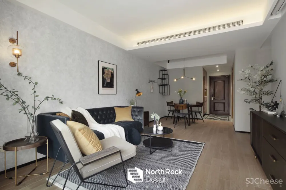 106m²南京·中建国熙台精装改造 北岩设计