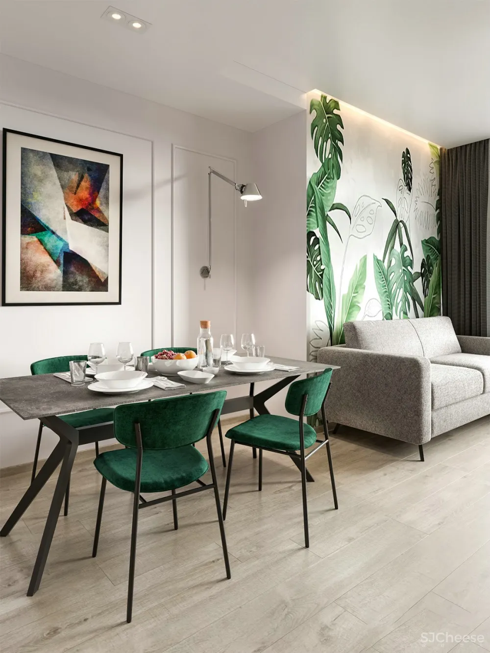 “自然的缤纷色彩”打造清新家居风范