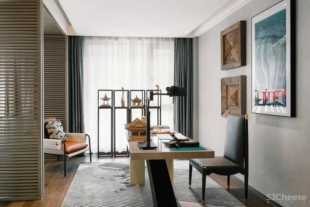 501㎡高雅简奢别墅样板间丨整个空间都弥漫着一种对艺术充满热爱