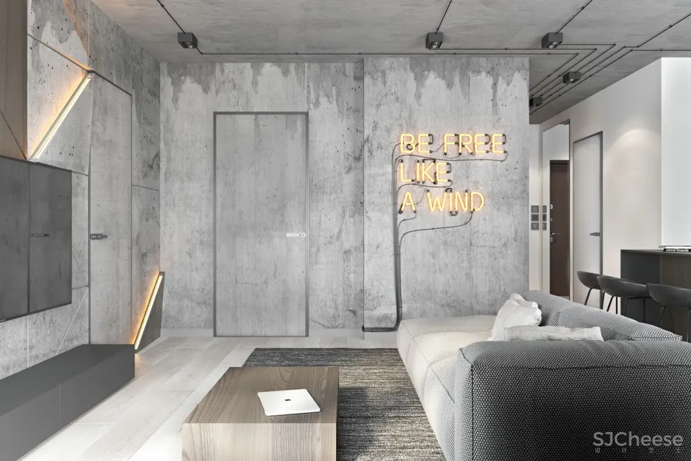 国外超赞的公寓，极简工业风！