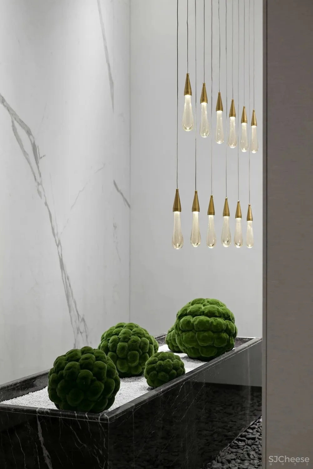 最美高级灰售楼处设计丨别具一格的水墨禅境