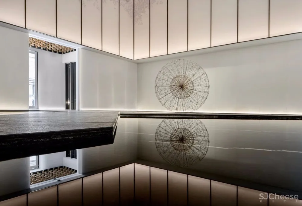 【无间设计最新力作】1200㎡摩登东方营销中心设计落地方案