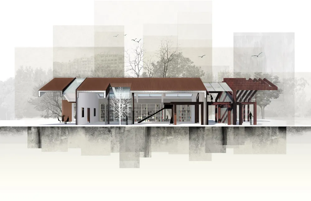 在记忆与希望之间-华东师范大学丽娃河畔书吧修缮，上海 / 上海日清建筑设计有限公司