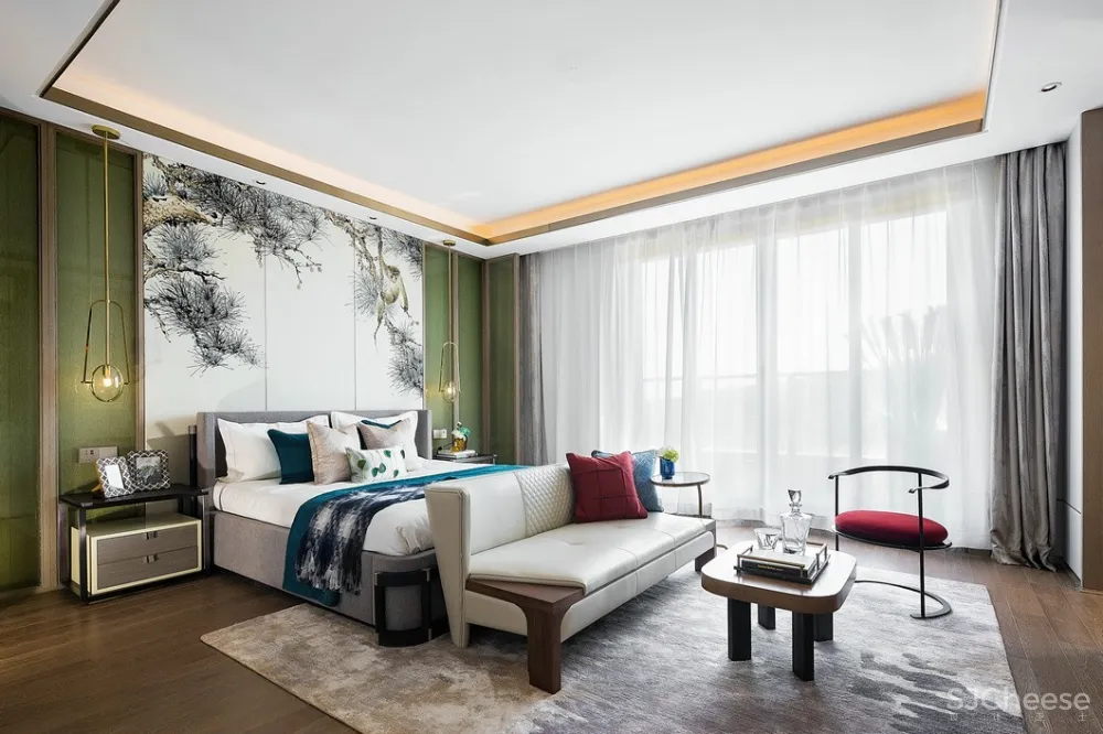 501㎡高雅简奢别墅样板间丨整个空间都弥漫着一种对艺术充满热爱