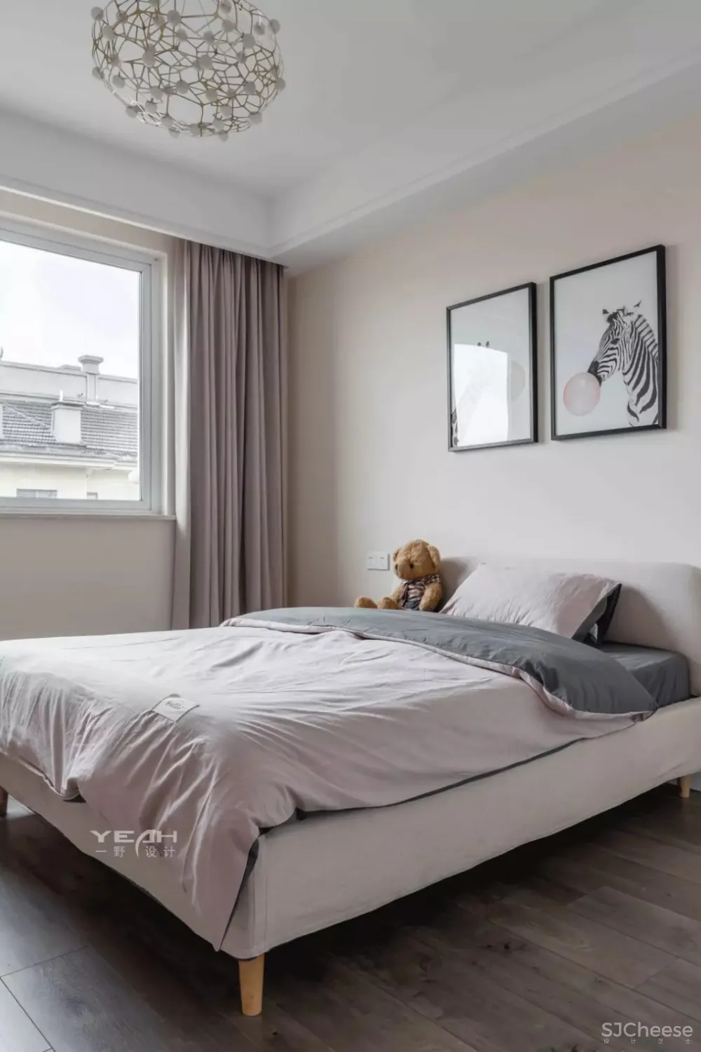 138㎡高级灰简约风住宅 一野设计