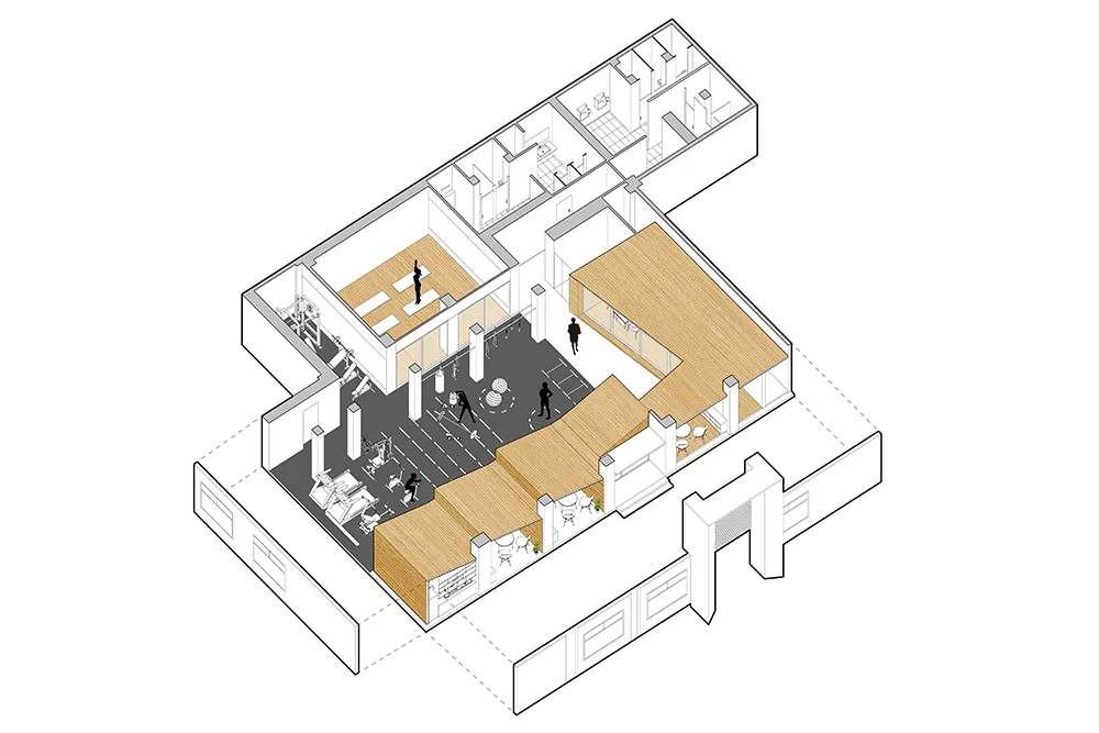 Powerfit Studio 跑瓦健身 墨照建筑设计事务所