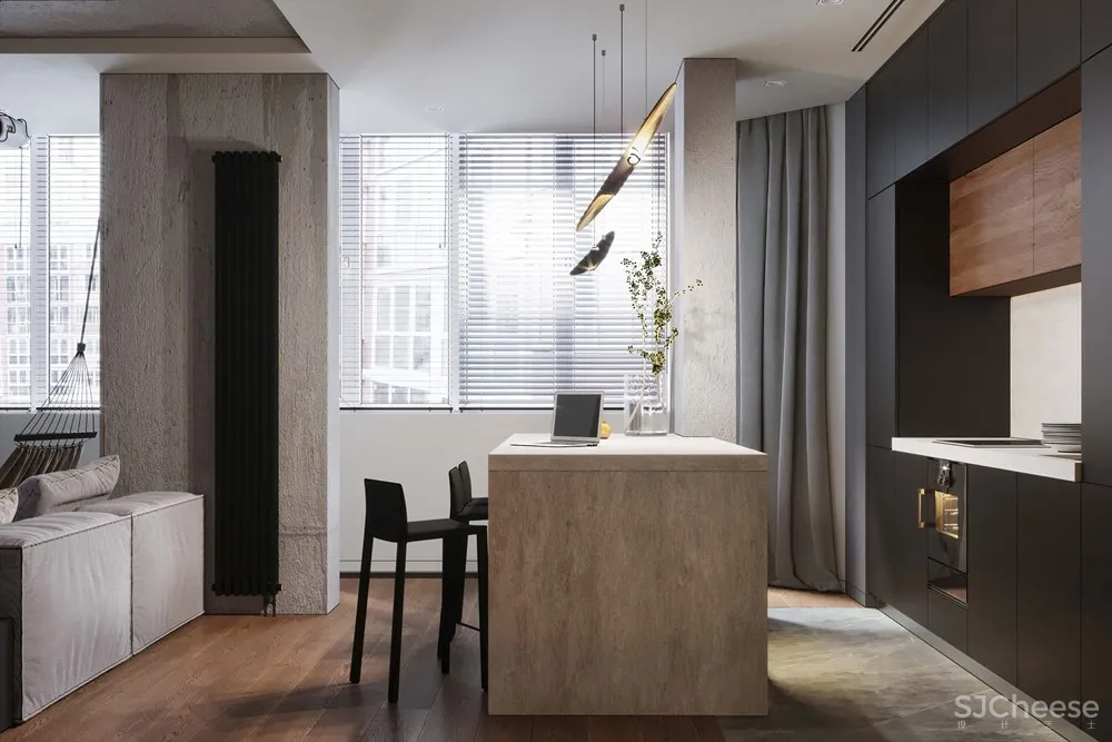 莫斯科117m²年轻女孩的现代风公寓 Geometrium