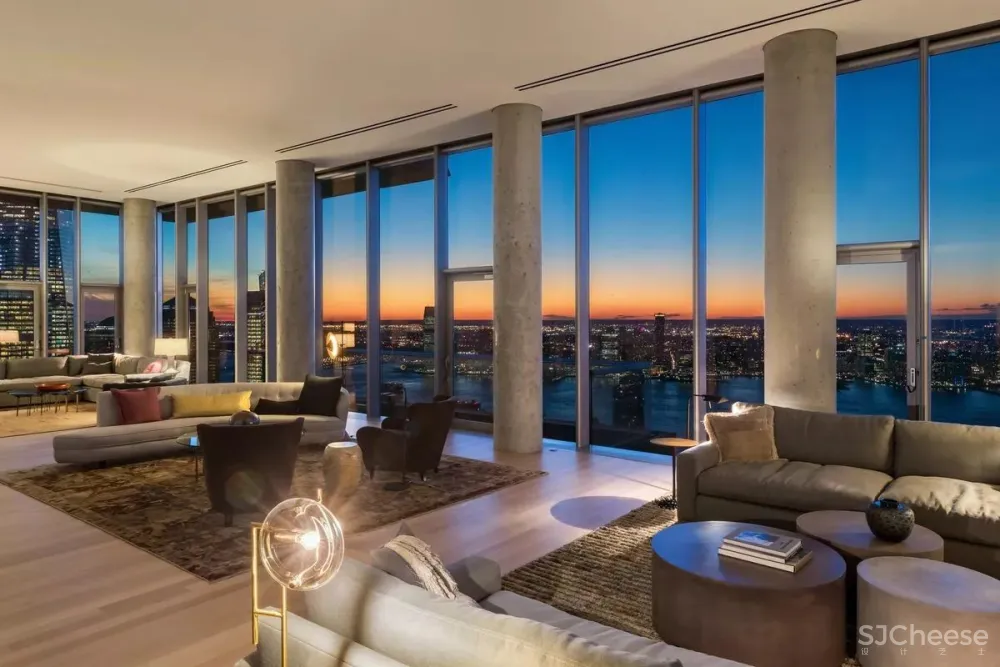 售价2亿的顶层公寓丨装修的不像精装房