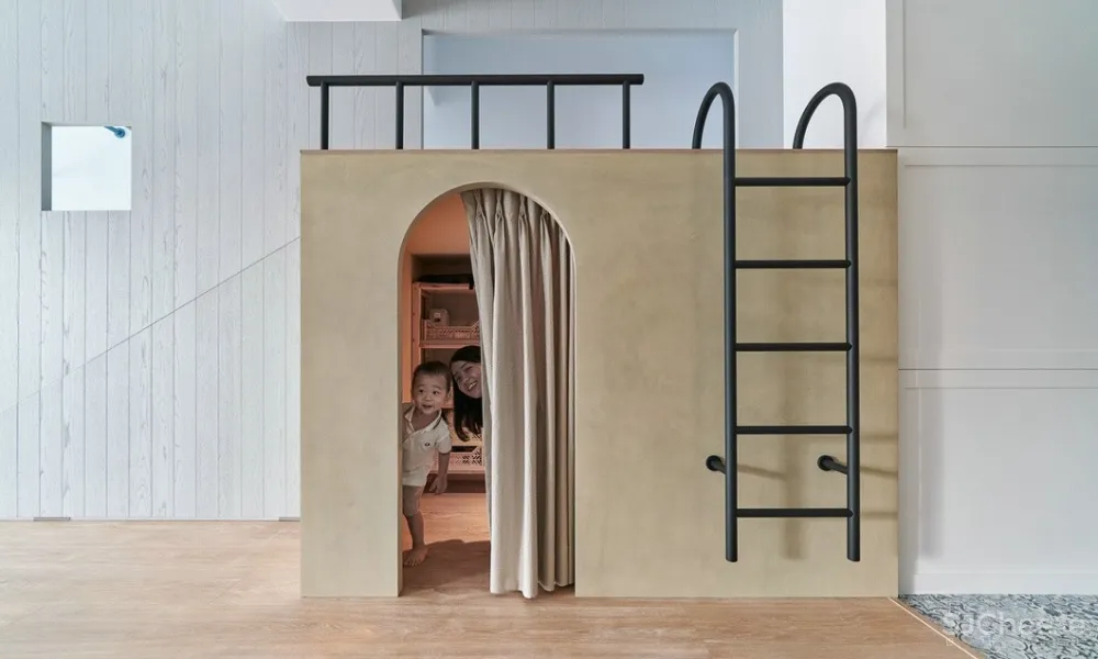 三口之家 | 亲子宅设计,亮点吸引眼球