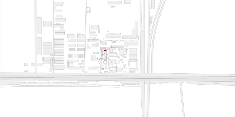 “面料”带给空间的卷曲与自由,北京“往夕”服装工作室 帕姆建筑