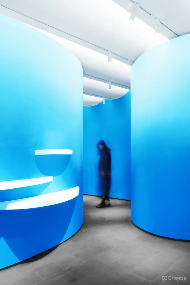 最新 | 123 architects:北京 蓝色迷雾美发沙龙