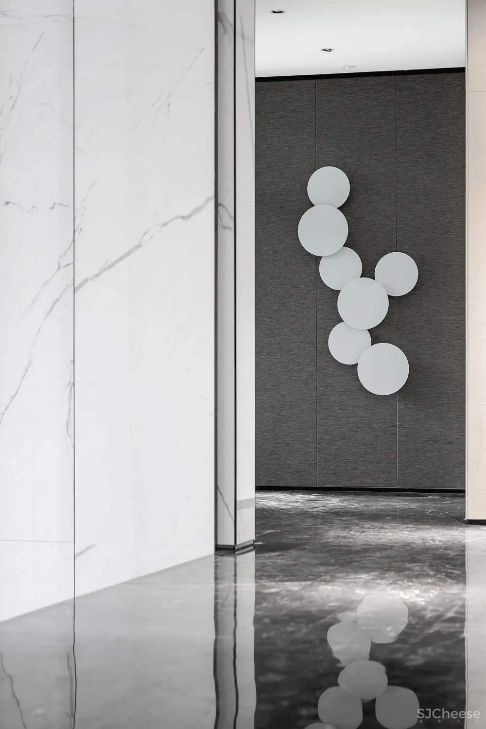 最美高级灰售楼处设计丨别具一格的水墨禅境