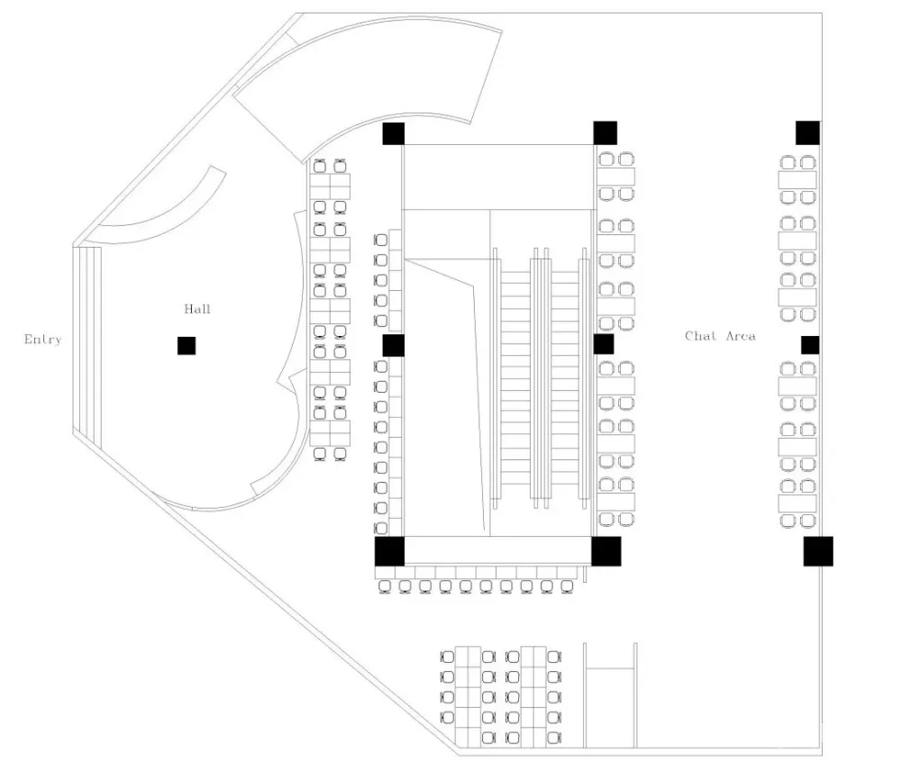 夜幻黑金,鱼翔怡美的办公新空间 周令设计