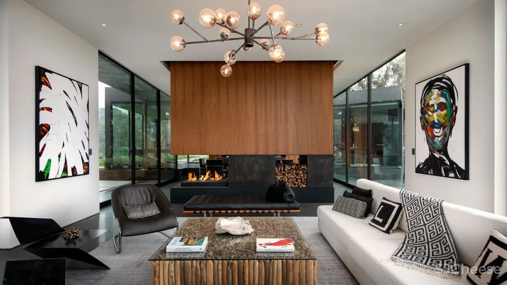 被130棵活了250年古橡树包围的现代住宅丨每天关门窗花40分钟