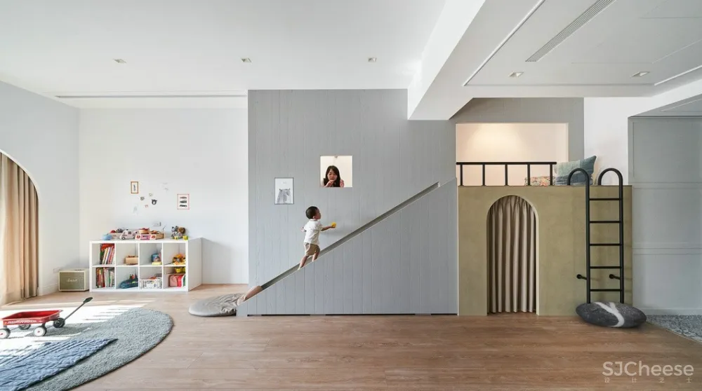 三口之家 | 亲子宅设计,亮点吸引眼球