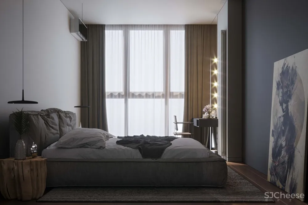 莫斯科117m²年轻女孩的现代风公寓 Geometrium