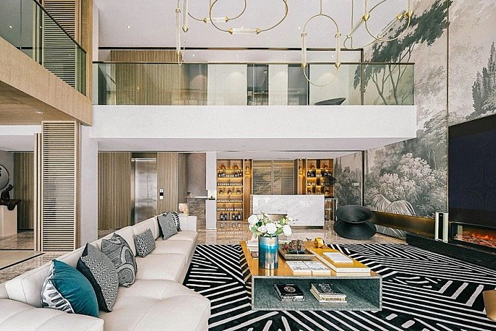 501㎡高雅简奢别墅样板间丨整个空间都弥漫着一种对艺术充满热爱